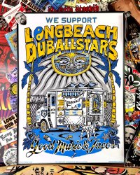LONG BEACH DUB ALLSTARS / Taco Truck アートプリントポスター B2(728mmｘ515mm)