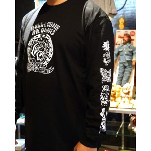 画像6: 送料無料 SK OLDIES x BALL&CHAIN Collaboration L/S T-shirts Designed by BLACKSTAR TATTOO JUN BLACK