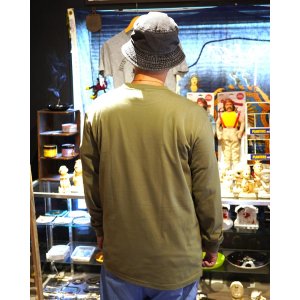 画像9: 送料無料 SK OLDIES x BALL&CHAIN Collaboration L/S T-shirts Designed by BLACKSTAR TATTOO JUN LIGHT OLIVE