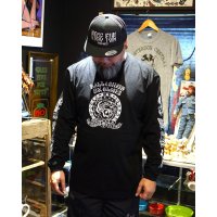 送料無料 SK OLDIES x BALL&CHAIN Collaboration L/S T-shirts Designed by BLACKSTAR TATTOO JUN BLACK