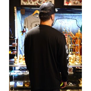 画像9: 送料無料 SK OLDIES x BALL&CHAIN Collaboration L/S T-shirts Designed by BLACKSTAR TATTOO JUN BLACK
