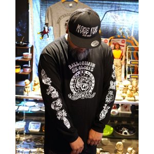 画像4: 送料無料 SK OLDIES x BALL&CHAIN Collaboration L/S T-shirts Designed by BLACKSTAR TATTOO JUN BLACK