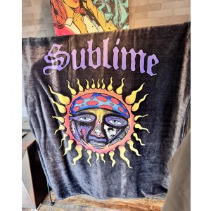 画像5: 人気の為再入荷 送料無料 SUBLIME x SLOWTIDE / 40oz Sun フリース 毛布 ブランケット