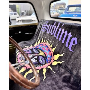 画像1: 送料無料 残り10枚で終了 SUBLIME x SLOWTIDE / 40oz Sun フリース 毛布 ブランケット