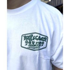 画像10: TARGET DESIGN WORKS x BALL&CHAIN / コラボTシャツ ホワイト