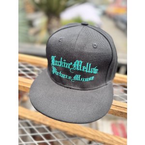 画像2: FUCKIN' MELLOW CLOTHING x PICTURE MOUSE / スナップバックキャップ ブラック/グリーン