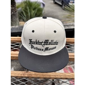 画像2: FUCKIN' MELLOW CLOTHING x PICTURE MOUSE / スナップバックキャップ カーキ/ブラック