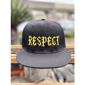 画像3: FUCKIN' MELLOW / RESPECT Artwork by WACKY  スナップバックキャップ ブラック/ゴールド