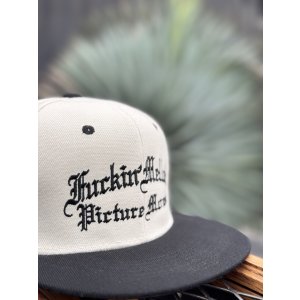 画像4: FUCKIN' MELLOW CLOTHING x PICTURE MOUSE / スナップバックキャップ カーキ/ブラック