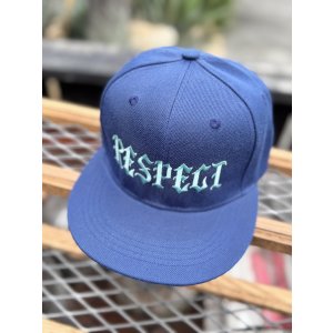 画像5: FUCKIN' MELLOW / RESPECT Artwork by WACKY  スナップバックキャップ ネイビー/ライトブルー