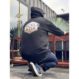 送料無料 PICKLE STIX SURFBOARDS (SMELLY by NOFX) / NEAPOLITAN ジップアップパーカー BLACK