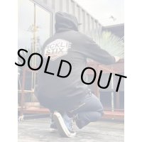 送料無料 残りL、XLサイズのみ PICKLE STIX SURFBOARDS (SMELLY by NOFX) / NEAPOLITAN ジップアップパーカー BLACK