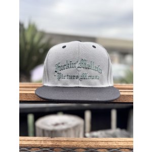 画像3: FUCKIN' MELLOW CLOTHING x PICTURE MOUSE / スナップバックキャップ グレー/グリーン