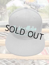 ラスト1枚で終了 FUCKIN' MELLOW CLOTHING x PICTURE MOUSE / スナップバックキャップ ブラック/グリーン