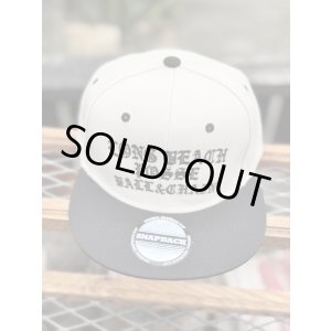 画像2: ラスト1枚で終了 FUCKIN' MELLOW CLOTHING / Long Beach Posse スナップバックキャップ カーキ/ブラック