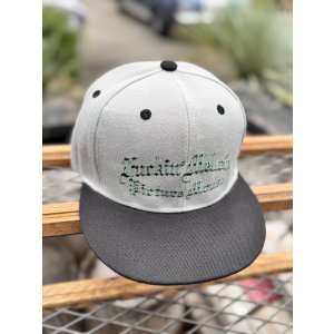 画像5: FUCKIN' MELLOW CLOTHING x PICTURE MOUSE / スナップバックキャップ グレー/グリーン