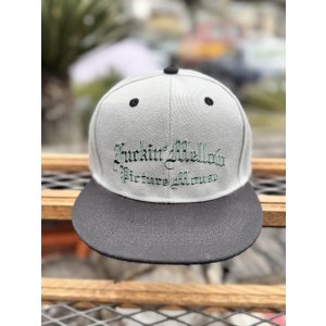 画像2: FUCKIN' MELLOW CLOTHING x PICTURE MOUSE / スナップバックキャップ グレー/グリーン