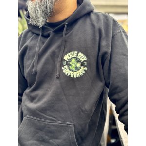 画像4: 送料無料 PICKLE STIX SURFBOARDS (SMELLY by NOFX) / PICKLE FINK プルオーバーパーカー BLACK