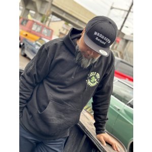 画像9: 送料無料 PICKLE STIX SURFBOARDS (SMELLY by NOFX) / PICKLE FINK プルオーバーパーカー BLACK