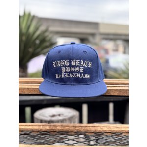 画像3: FUCKIN' MELLOW CLOTHING / Long Beach Posse スナップバックキャップ ネイビー/グレー