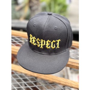 画像5: FUCKIN' MELLOW / RESPECT Artwork by WACKY  スナップバックキャップ ブラック/ゴールド