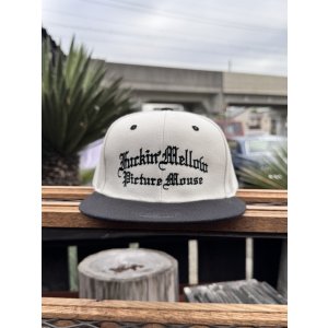 画像3: FUCKIN' MELLOW CLOTHING x PICTURE MOUSE / スナップバックキャップ カーキ/ブラック