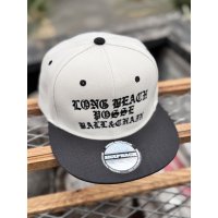 ラスト1枚で終了 FUCKIN' MELLOW CLOTHING / Long Beach Posse スナップバックキャップ カーキ/ブラック