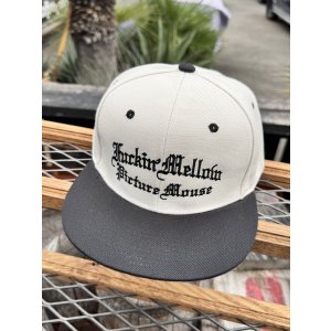 画像5: FUCKIN' MELLOW CLOTHING x PICTURE MOUSE / スナップバックキャップ カーキ/ブラック