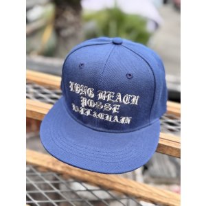 画像1: FUCKIN' MELLOW CLOTHING / Long Beach Posse スナップバックキャップ ネイビー/グレー
