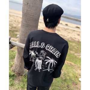 画像5: 送料無料 FUCKIN' MELLOW CLOTHING / Hula Girl Artwork by LOWHIDE 長袖ポケットＴシャツ BLACK