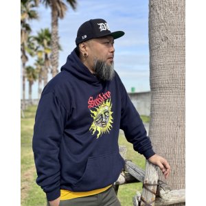 画像5: 送料無料 SUBLIME / 40oz SUN プルオーバーパーカー NAVY
