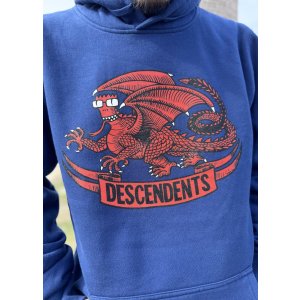 画像2: 送料無料 DESCENDENTS / Milo Dragon プルオーバーパーカー NAVY
