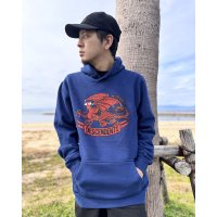 送料無料 DESCENDENTS / Milo Dragon プルオーバーパーカー NAVY