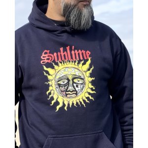 画像3: 送料無料 SUBLIME / 40oz SUN プルオーバーパーカー NAVY