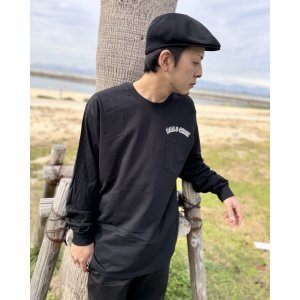 画像8: 送料無料 FUCKIN' MELLOW CLOTHING / Hula Girl Artwork by LOWHIDE 長袖ポケットＴシャツ BLACK