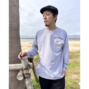 画像9: 送料無料 FUCKIN' MELLOW CLOTHING / Hula Girl Artwork by LOWHIDE 長袖ポケットＴシャツ SPORTS GREY