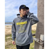 送料無料 DESCENDENTS / I Don’t Want To Grow Up プルオーバーパーカー SHADOW GREY