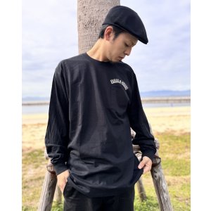 画像11: 送料無料 FUCKIN' MELLOW CLOTHING / Hula Girl Artwork by LOWHIDE 長袖ポケットＴシャツ BLACK