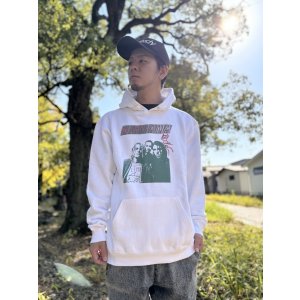 画像3: 送料無料 NIRVANA / Flipper プルオーバーパーカー WHITE