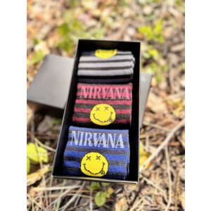 画像4: NIRVANA / Happy Face 3-Pack Socks 
