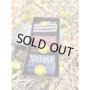 画像4: NIRVANA / Happy Face 3-Pack Socks 