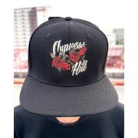 CYPRESS HILL / Roses Logo スナップバックキャップ BLACK