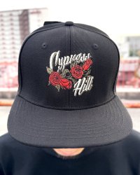 CYPRESS HILL / Roses Logo スナップバックキャップ BLACK