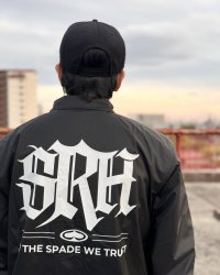 送料無料 SRH / ITSWT コーチジャケット BLACK