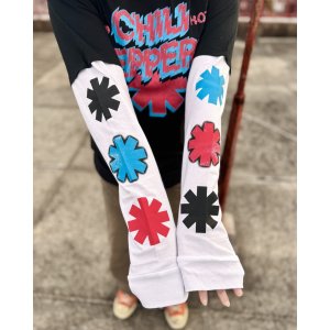 画像5: 送料無料 RED HOT CHILI PEPPERS / Shock Logo 長袖Tシャツ BLACK/WHITE