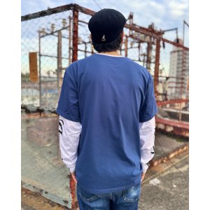 画像2: 送料無料 CYPRESS HILL / Leaf & Logo 長袖Tシャツ BLUE/WHITE