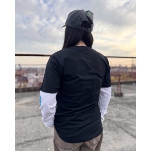 画像3: 送料無料 RED HOT CHILI PEPPERS / Shock Logo 長袖Tシャツ BLACK/WHITE