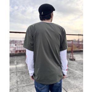 画像7: 送料無料 RED HOT CHILI PEPPERS / Classic Asterisk 長袖Tシャツ GREEN/WHITE