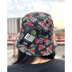 画像6: CYPRESS HILL / Skull & Roses Pattern バケットハット BLACK