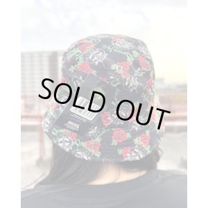 画像6: ラスト1枚で終了 CYPRESS HILL / Skull & Roses Pattern バケットハット BLACK